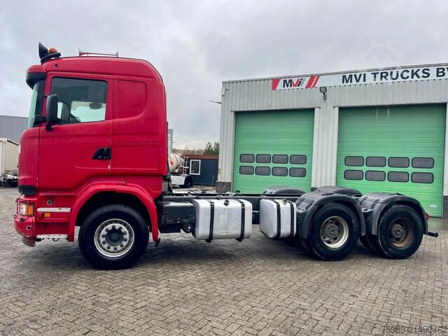 Fahrgestell mit Fahrerhaus Scania R580 V8 6x4, RETARDER, 614915 km FULL SPRING!  ...
