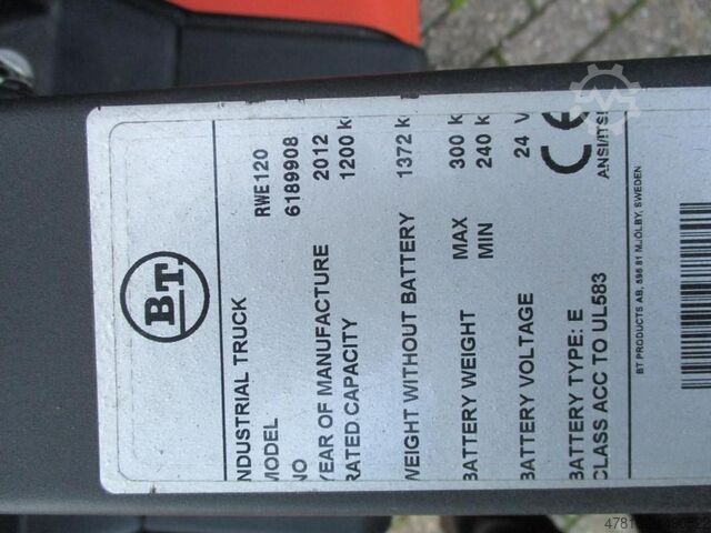 Hochhubwagen TOYOTA RWE120