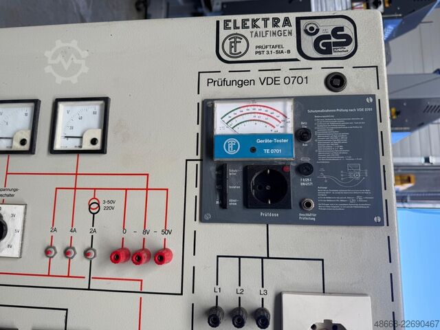 Elektro-Prüftafel Elektrotafel Elektra Tailfingen PST 3.1-SIA-B