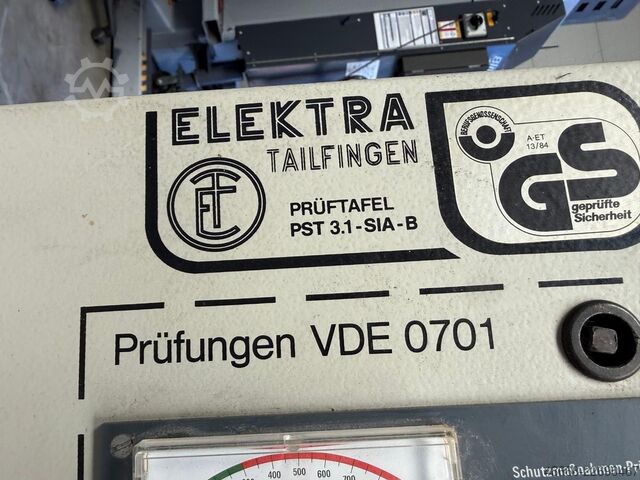 Elektro-Prüftafel Elektrotafel Elektra Tailfingen PST 3.1-SIA-B