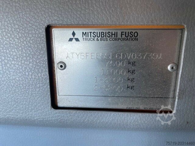 Garbage truck Mitsubishi Kanter 4x2 FE85 7c18 Zöller 7,49