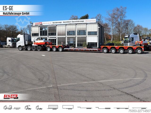Tieflader-Sattelauflieger FAYMONVILLE MAX Trailer 3+5 Tiefbett (Baggerbett)