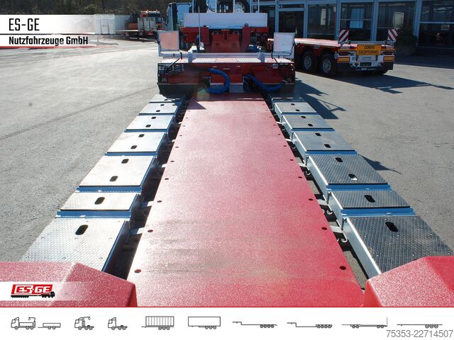 Tieflader-Sattelauflieger FAYMONVILLE MAX Trailer 3+5 Tiefbett (Baggerbett)