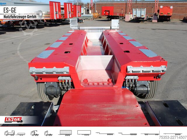 Tieflader-Sattelauflieger FAYMONVILLE MAX Trailer 3+5 Tiefbett (Baggerbett)