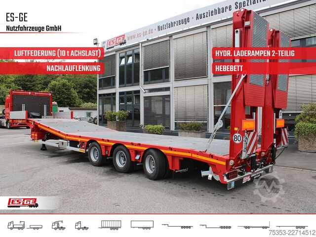 Tieflader-Sattelauflieger FAYMONVILLE Multimax Plus Satteltieflader Hebebett