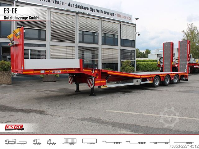 Tieflader-Sattelauflieger FAYMONVILLE Multimax Plus Satteltieflader Hebebett