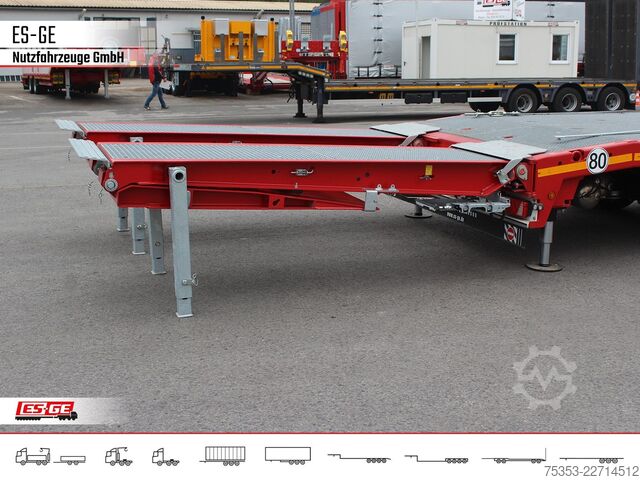 Tieflader-Sattelauflieger FAYMONVILLE Multimax Plus Satteltieflader Hebebett