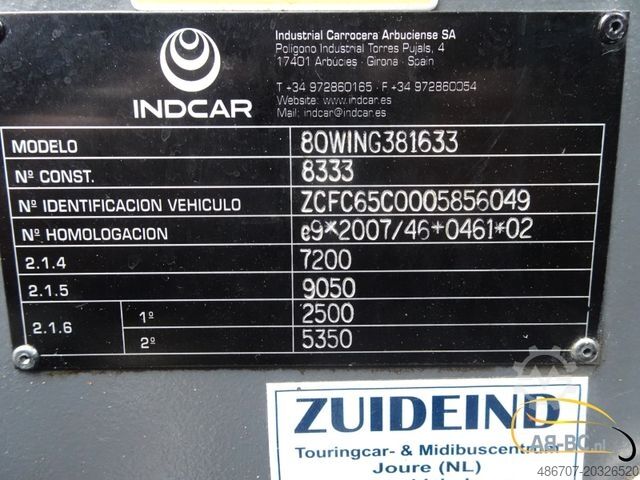 Motor coach IVECO Indcar Wing 28 Sitze EURO 5 Neuer Motor