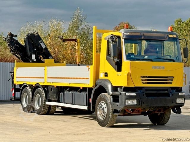 Truck mounted crane IVECO TRAKKER 360 * Kipper 7,10m* KRAN/FUNK*6x4