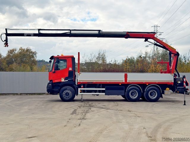 Truck mounted crane RENAULT C430 * PALFINGER PK 18002 - EHC + FUNK/ 6x4