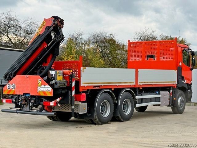 Truck mounted crane RENAULT C430 * PALFINGER PK 18002 - EHC + FUNK/ 6x4