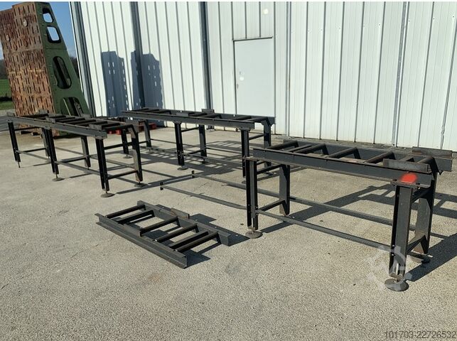 Rollenauflage für Säge Table d'amenage à rouleaux pour scie 