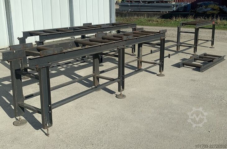 Rollenauflage für Säge Table d'amenage à rouleaux pour scie 