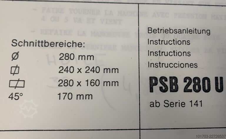 Alternative Säge KASTO PSB 280 U