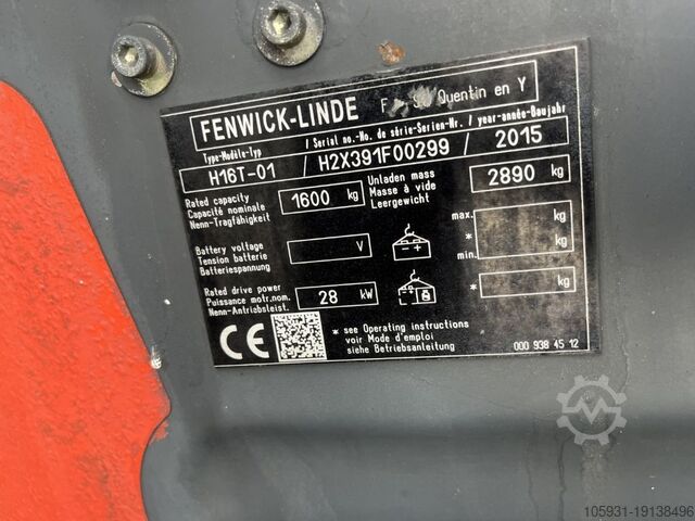 Treibgasstapler Linde H16T-01