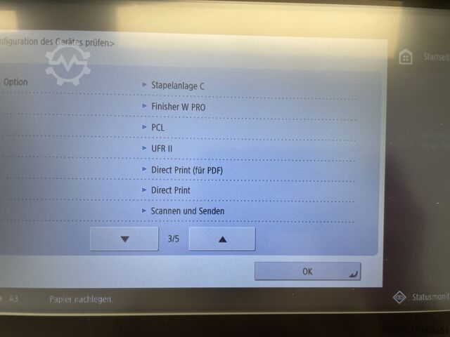 Colour production system Canon imagePRESS C165 only 81.000 Clicks incl. Finisher