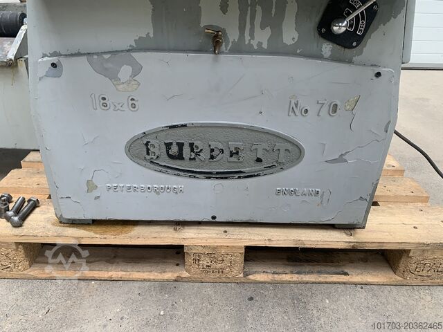 Flachschleifmaschine Burdett No 70 - 18" x 6"