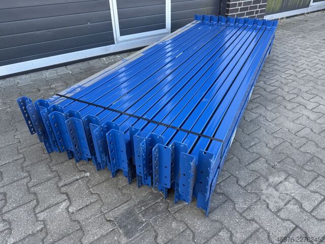 2,700 mm / channel: 110 x 50 mm / blue / 5 HP BITO PRO Palettenregaltraverse Traverse Regal