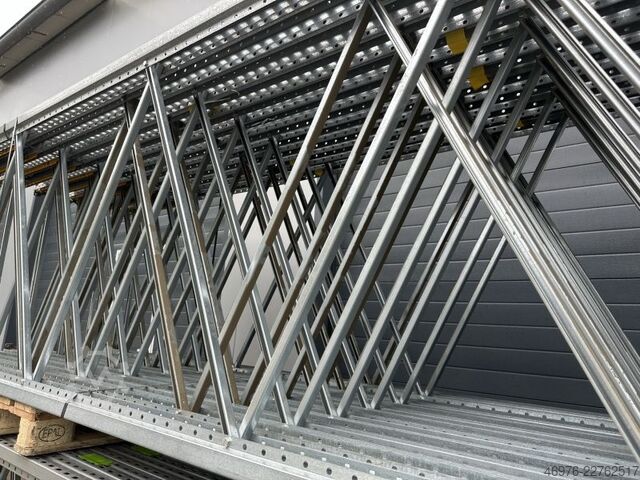 4,000 x 1,100 mm / P2 - 90 x 65 x 1.75 mm BITO PRO Palettenregalständer Regalständer Regal