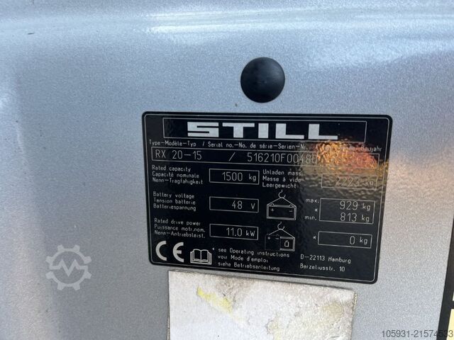 Elektro 3 Rad-Stapler Still RX20-15