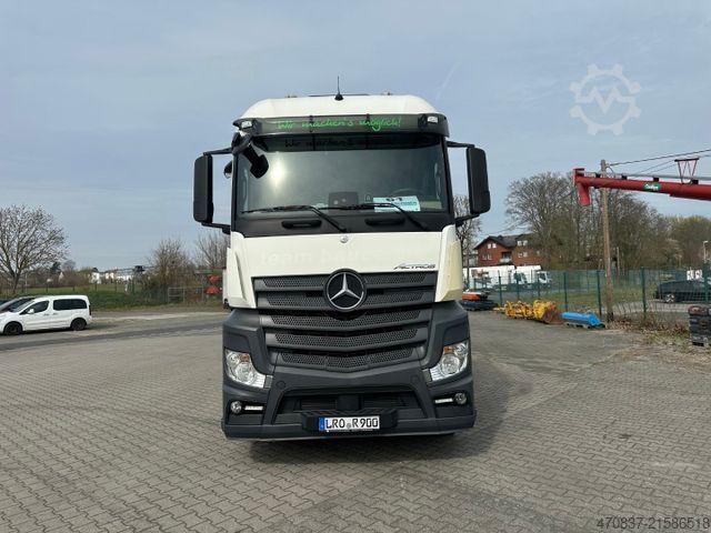 LKW mit Pritsche (offen) MERCEDES-BENZ Actros 2543 / Kran Palfinger PK 33002 + Jib
