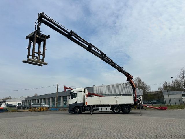 LKW mit Pritsche (offen) MERCEDES-BENZ Actros 2543 / Kran Palfinger PK 33002 + Jib