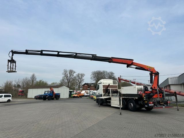 LKW mit Pritsche (offen) MERCEDES-BENZ Actros 2543 / Kran Palfinger PK 33002 + Jib