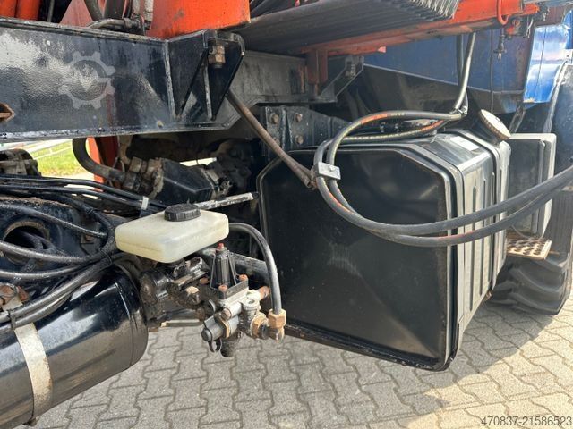 LKW mit Pritsche (offen) UNIMOG U 427 4x4 / Kran Atlas 130 / Winde