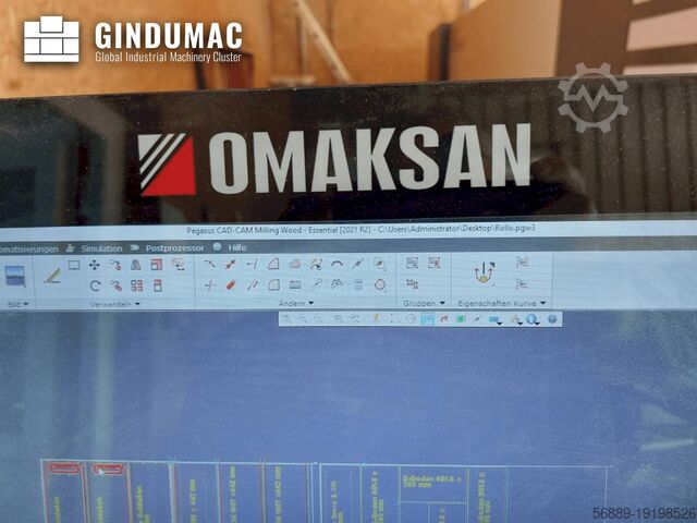 CNC-Holzbearbeitungszentrum OMAKSAN Mastercraft 2137