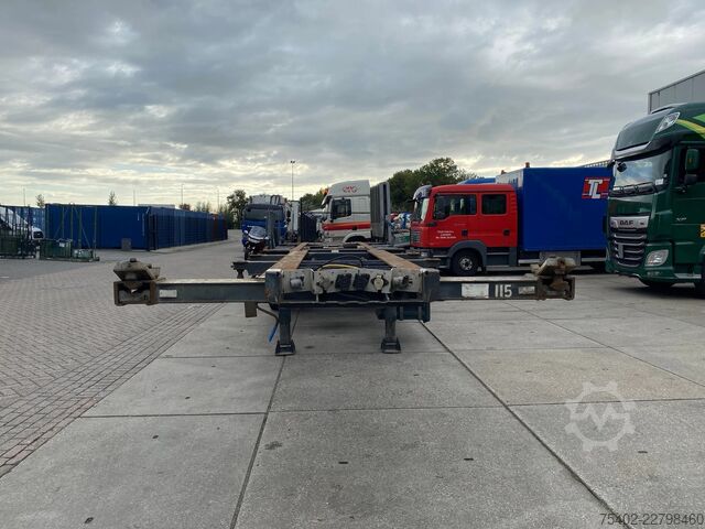Containertransport Schmitz Cargobull SCF 24 / SAF + Disc / 1x Extendable / 1x Lift A...