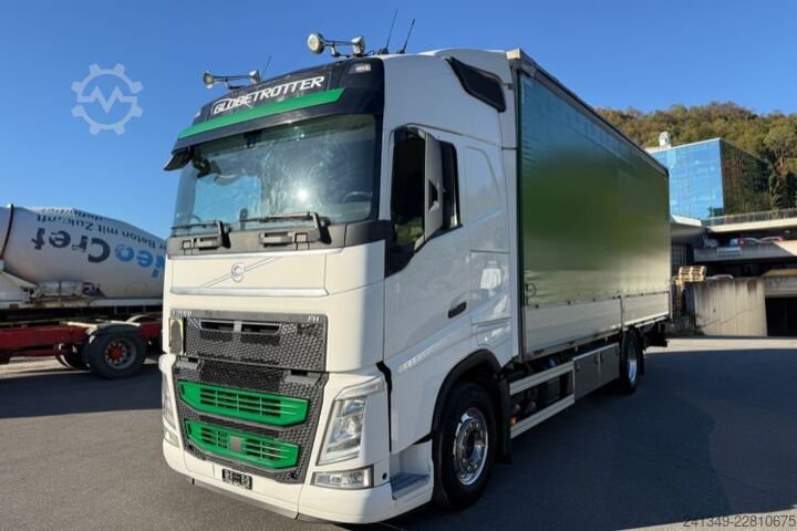Flatbed truck with tarp VOLVO FH-460 4x2 LBW