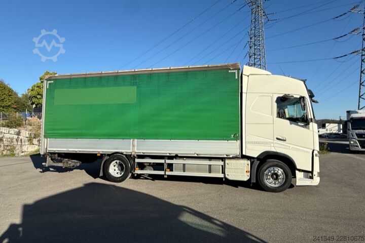 Flatbed truck with tarp VOLVO FH-460 4x2 LBW