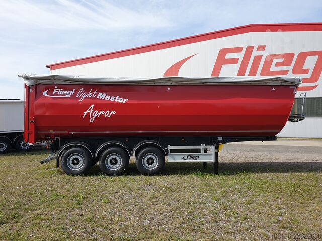 Semi-trailer tipper Fliegl DHKS 390 50cbm Light Master Stahlkipper