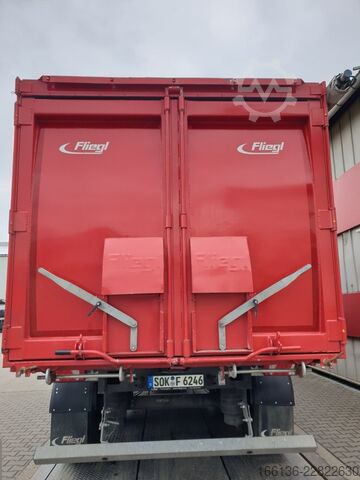 Semi-trailer tipper Fliegl DHKS 390 50cbm Light Master Stahlkipper