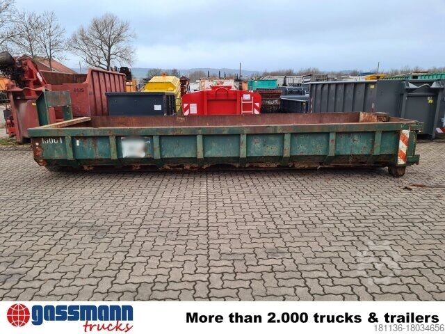 Roll-off container  Abrollcontainer mit Flügeltür ca. 11m³