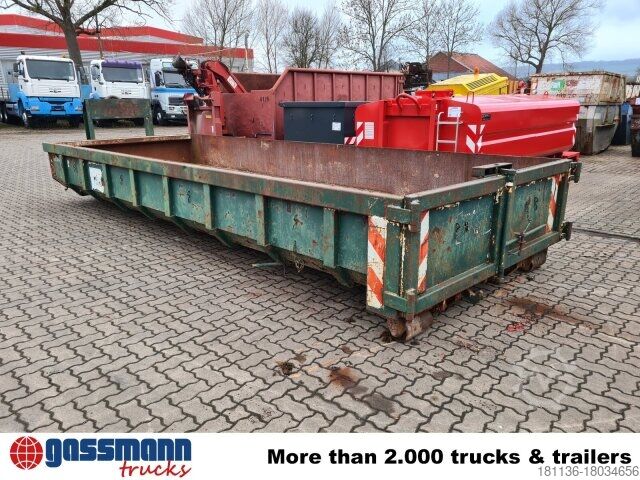 Roll-off container  Abrollcontainer mit Flügeltür ca. 11m³