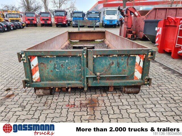 Roll-off container  Abrollcontainer mit Flügeltür ca. 11m³