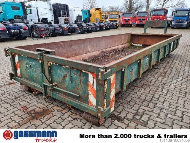 Roll-off container  Abrollcontainer mit Flügeltür ca. 11m³