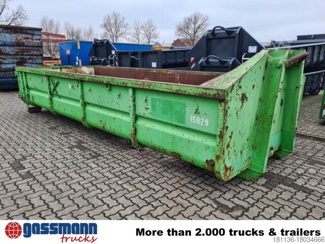 Roll-off container  Abrollcontainer mit Flügeltür ca. 15m³