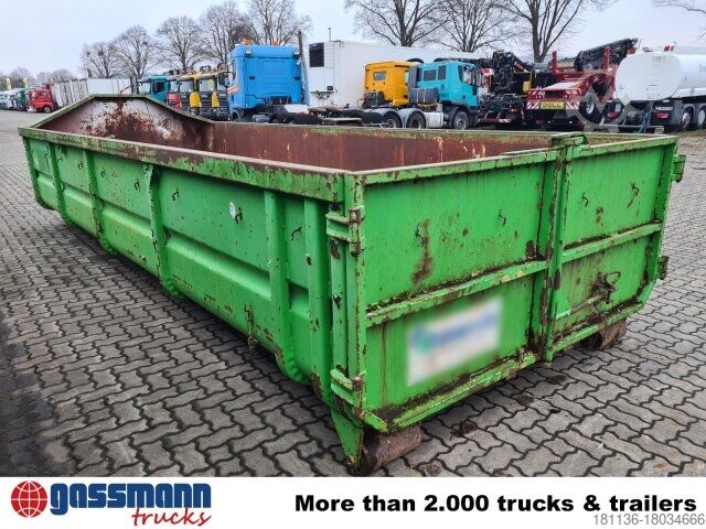 Roll-off container  Abrollcontainer mit Flügeltür ca. 15m³