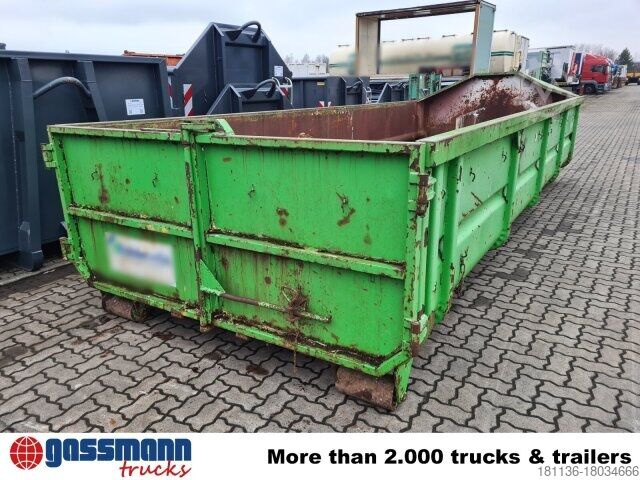 Roll-off container  Abrollcontainer mit Flügeltür ca. 15m³