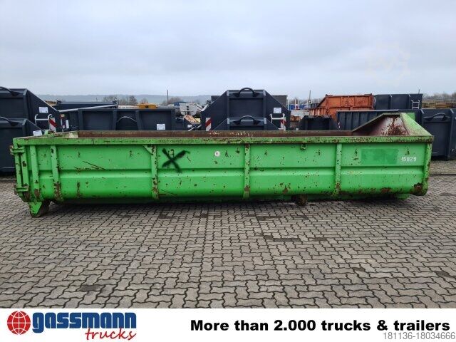 Roll-off container  Abrollcontainer mit Flügeltür ca. 15m³