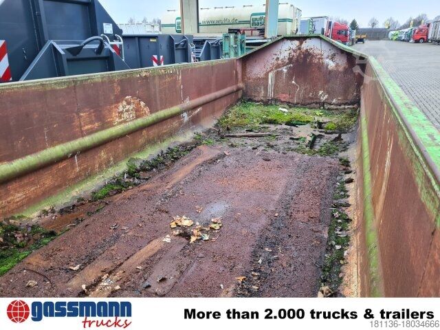 Roll-off container  Abrollcontainer mit Flügeltür ca. 15m³