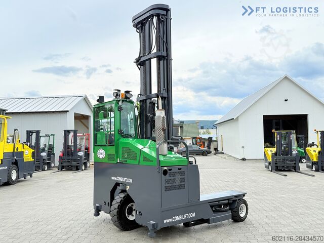 4-way forklift truck Combilift C4000 / GAS / 9300MM / FREE-LIFT / CABIN