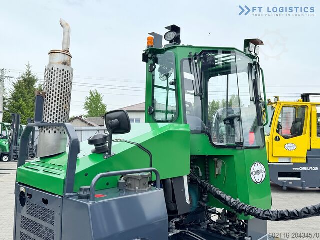 4-way forklift truck Combilift C4000 / GAS / 9300MM / FREE-LIFT / CABIN