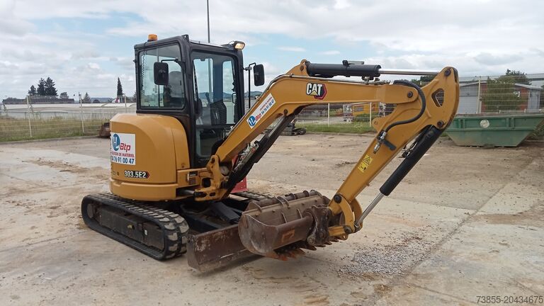 Minibagger < 7t Caterpillar 303.5E2 CR with 3 buckets