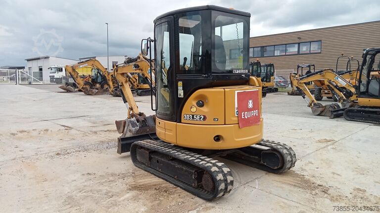 Minibagger < 7t Caterpillar 303.5E2 CR with 3 buckets