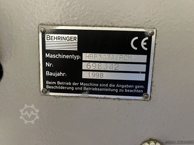 Bandsägeautomat inkl. Magazin Behringer HBP 303A / PCM