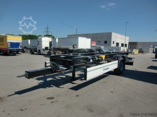 Anhänger-Wechselfahrgestell KRONE 1-ACHS LAFETTE KRONE ACHSE, HECKABSTüTZUNG,