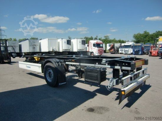 Anhänger-Wechselfahrgestell KRONE 1-ACHS LAFETTE KRONE ACHSE, HECKABSTüTZUNG,